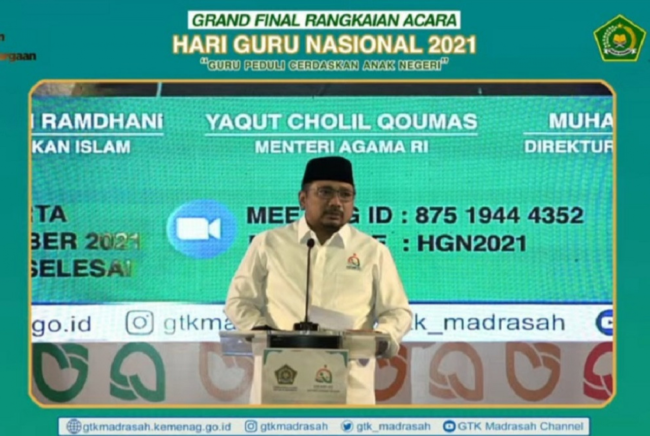 begini ucapan gus yaqut ke guru madrasah mohon sabar sediki oj8s