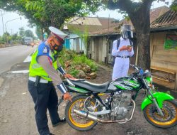 Sat Lantas Polres Kendal Tindak Tegas Pengguna Knalpot Brong