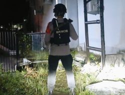 Jaga Keamanan dan Kenyamanan Mako, Satbrimob Polda Banten Lakukan Patroli