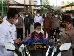 Kapolres Kendal Iming-imingi Anak Naik Moge Bila Mau Vaksin Dosis 2
