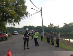 Ditlantas Polda Banten Melaksanakan Pengawalan dan Pengamanan Jalur Perjalanan Wapres