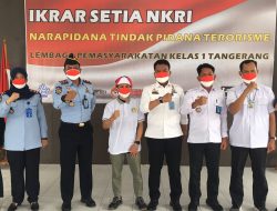 1 Orang Napi Teroris di Lapas Kelas I Tangerang Ucap Sumpah Setia NKRI