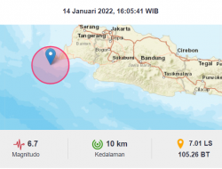 Banten di Guncang Gempa M 6,7, Dirasakan Hingga Jakarta-Bogor