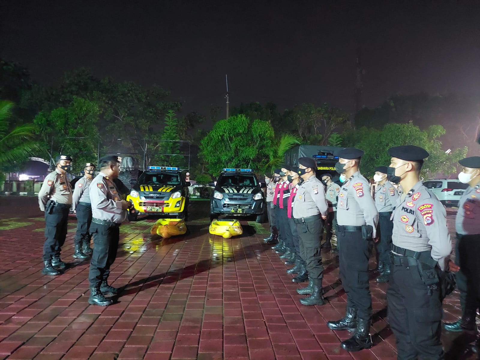 Pasca Gempa, Polda Banten dan Polres Lebak Apel Siaga Bencana 1 IMG 20220204 WA0018
