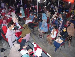 Gelaran Vaksinasi Booster Polrestro Jakbar Berjalan Kondusif