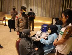 Lagi, Vaksinasi Lansia dan Booster Polres Tangsel Sasar Mall