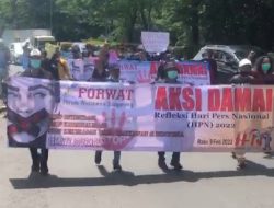 Hari Pers Nasional, Forwat Tangerang Gelar Aksi Damai di Depan Gedung Pemkot