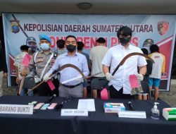 Polisi Bekuk 9 Anggota Geng Motor Yang Diduga Menyerang Pemukiman Warga