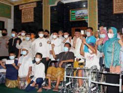 Tim Jumat Berfaedah Serahkan Bantuan Kursi Roda dan Santunan Yatim dan Dhuafa di Kalianyar