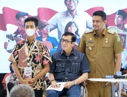 Yasonna dan Bobby Dengar Curhatan Pelaku Industri Kreatif di Medan