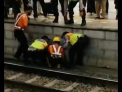 PT KAI Berikan Keterangan Video Perempuan yang Jatuh dari Peron di Stasiun Manggarai