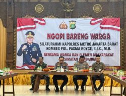 Bertajuk ‘Ngopi Bareng Warga’, Kapolres Jakbar Berharap Warga Bekerja Sama Untuk Kamtibmas