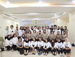 Perayaan HUT Polwan ke 74 di Mapolres Metro Jakarta Barat Berlangsung Khidmat