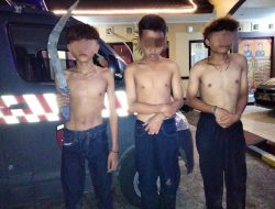 Polisi Amankan Tiga Bocah SMP di Serang Karena Bawa Sajam