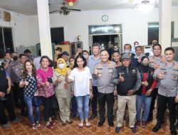 Ngopi Bareng Warga Gropet, Kapolres Serap Berbagai Macam Aspirasi