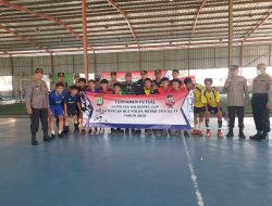 Peringati HUT Polda Metro, Kapolsek Kalideres Gelar Turnamen Futsal