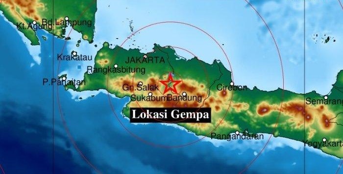 Lokasi Gempaa