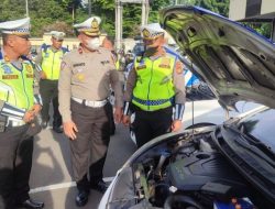Kasatlantas Depok Lakukan Pengecekan Radin Pastikan Kondisi Layak
