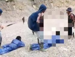 Biadab! Beredar Video Diduga Tentara OPM Bantai Warga Sipil