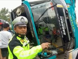 Kecelakaan Bus Sahabat di Tol Cipali Tewaskan Dua Orang