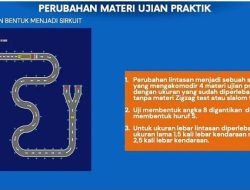 Tak Lagi Angka 8, Ini Desain Baru Trek Uji Praktik SIM