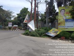 Warga Kembangan Jengah dengan Baliho Parpol dan Caleg yang Terpasang: Sangat Mengganggu!