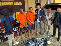 Pencurian Mesin Kapal Speed Boat Digagalkan, Polres Bengkulu Utara Ringkus Pelaku dalam 1 Malam