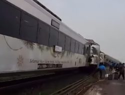 Breaking News, Dua Kereta di Bandung Alami Tabrakan