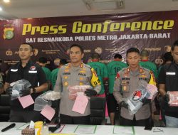 Gagalkan Peredaran Narkoba Senilai 64 Milyar Lebih, Polres Jakbar Selamatkan 345.000 jiwa