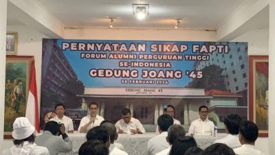 Diskusi Alumni Perguruan Tinggi Deklarasi pemilihan Jurdil kemudian Bermartabat