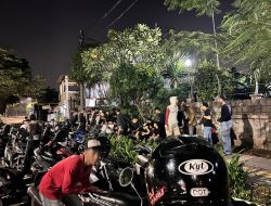 Tim Patroli Perintis Polres Metro Jakarta Barat Bubarkan Konvoi Sahur On The Road