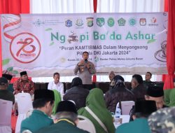 Polres Jakbar Gelar Ngopi Bada Ashar untuk Persiapan Pilkada 2024 Yang Aman dan Kondusif