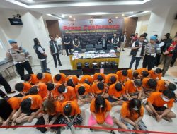 Polres Metro Jakarta Barat dan Jajaran Ungkap  23 Kasus Judi Online Omset Mencapai 200 Miliar 