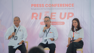 Peringati HUT ke-5 Operasi Komersial, LRT Jakarta Perkenalkan LarataPay hingga Gelar Fun Run