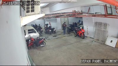 RSUD Kembangan Disantroni Maling, Dalam Hitungan Detik Pelaku Gondol Dua Helm