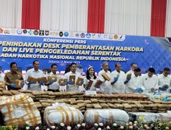 BNN RI Sita 1,2 Ton Narkotika dari 37 Tersangka Selama Satu Bulan