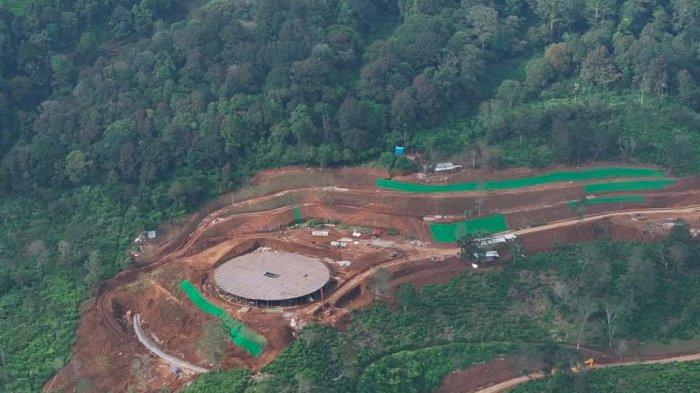 Lahan garapan yang diduga bakal dijadikan objek wisata