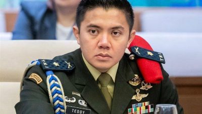 Seskab Teddy Indra Wijaya Naik Pangkat Menjadi Letnan Kolonel