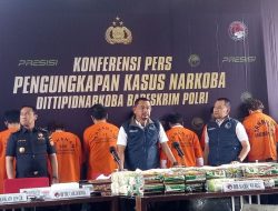 Bareskrim Polri Gagalkan 192 Kilogram Sabu Jaringan Internasional