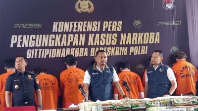 Bareskrim Polri Gagalkan 192 Kilogram Sabu Jaringan Internasional
