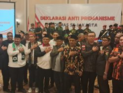 Ormas Se-Jakarta Deklarasikan Anti Premanisme, Ini Isinya