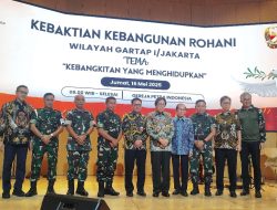KKR TNI AD di GPI Grogol Jadi Momen Penyegaran Spiritual Prajurit
