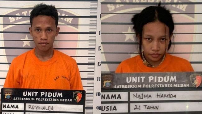 kedua pelaku saat diamankan di polrestabes medan foto istimewa 1746851756472 169