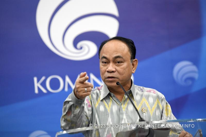 kominfo menteri budi arie konpers judol DRA 1