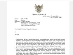 Setelah Empat Pulau Selesai, Kini Tanah Kawasan Blang Padang Dikuasai TNI