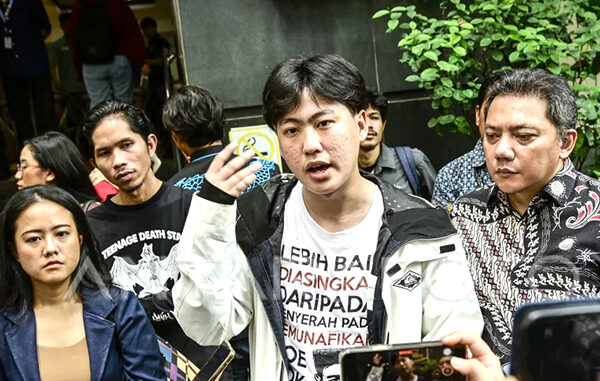 Cho Yong Gi mahasiswa UI yang ditetapkan seabgai tersangka terkait aksi May Day. Ist 600x381 1
