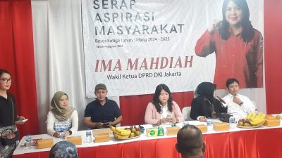 Wakil Ketua DPRD DKI Komisi A Terima Empat Usulan dari Masyarakat Dalam Reses