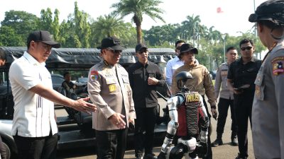 Robot Humanoid Siap Ramaikan HUT Bhayangkara ke-79 di Monas