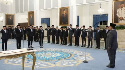 Presiden Prabowo Lantik 1 Menteri, Wakil Menteri, dan Kepala Lembaga Anggota