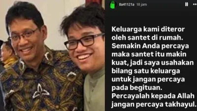 Cerita Anak Menkeu Purbaya Dapat Teror Santet di Rumahnya Sebut Kejadian Mistis yang Terjadi 4243755414